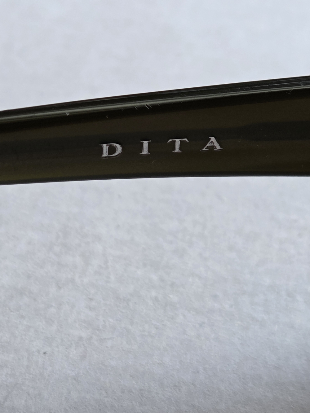 DITA Olive Green Frame Sunglasses with Brown Lenses - Picture 4 of 5